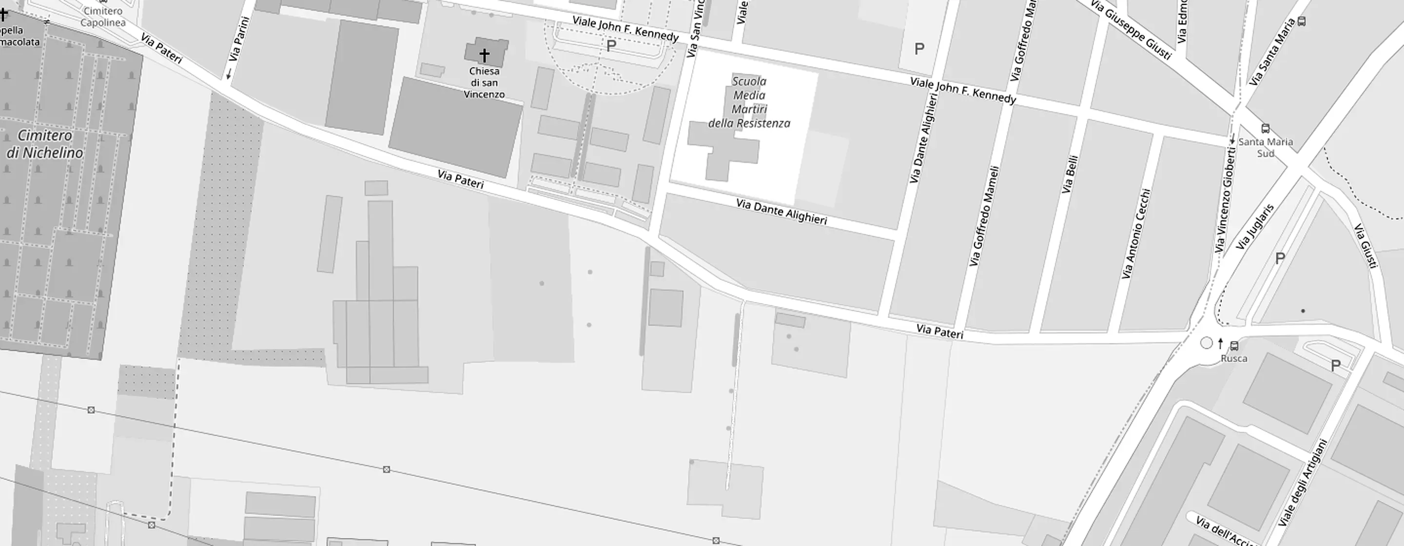 Mappa: lo studio in Via Pateri 60 a Nichelino